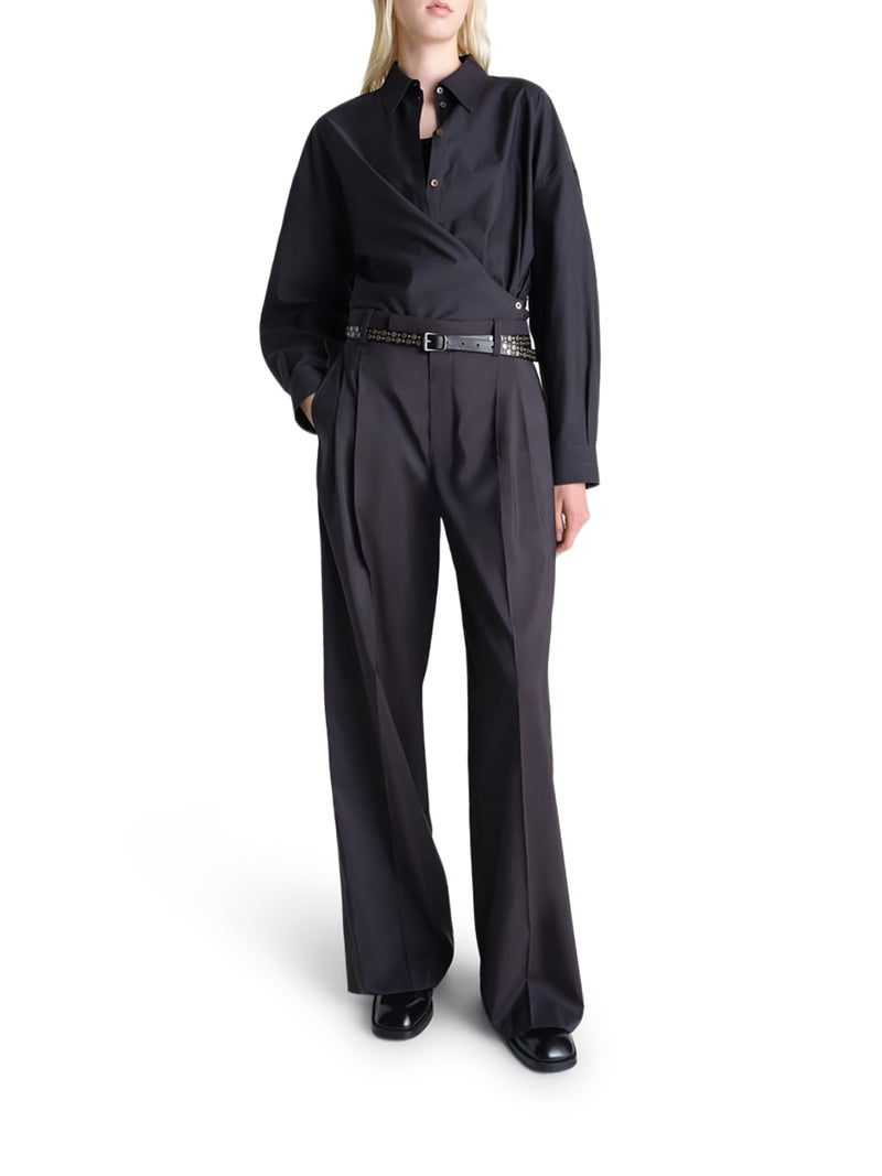 TWISTED COTTON SHIRT