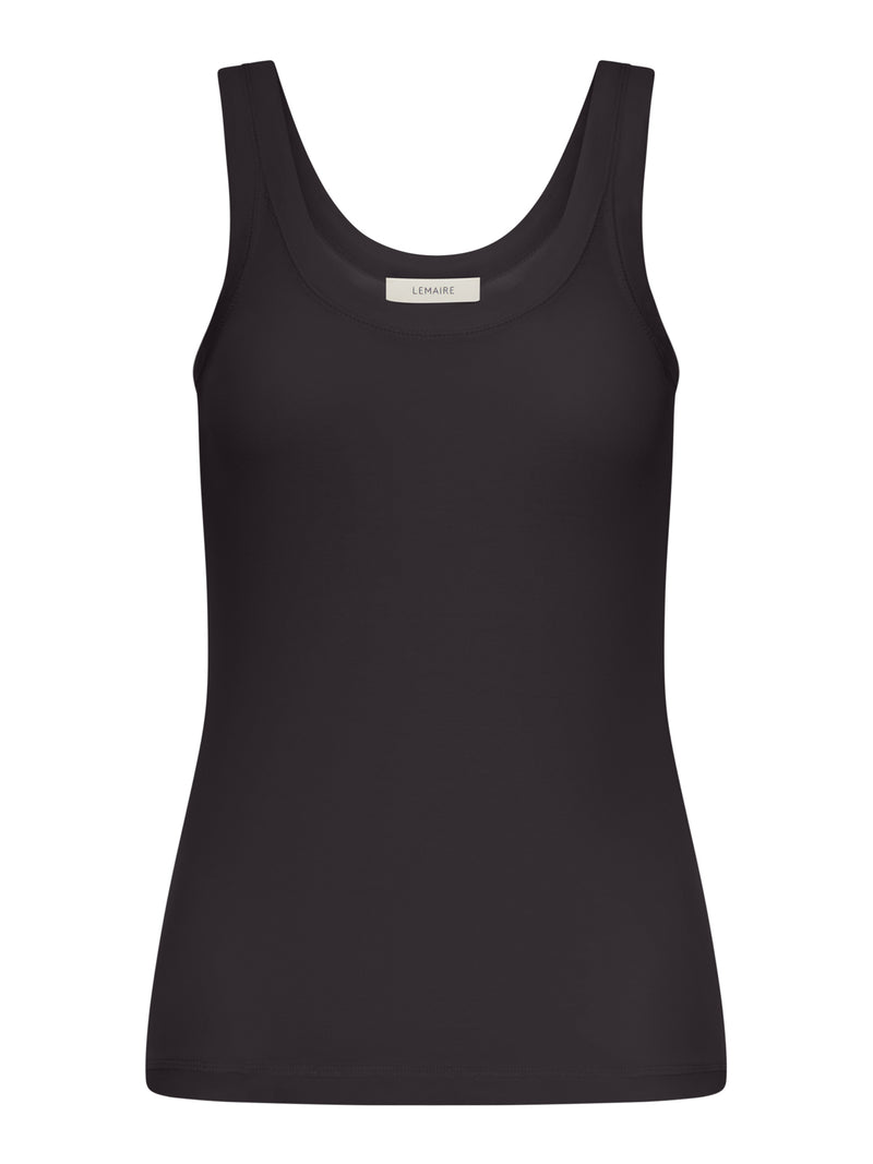 RIBBED COTTON TANK TOP
