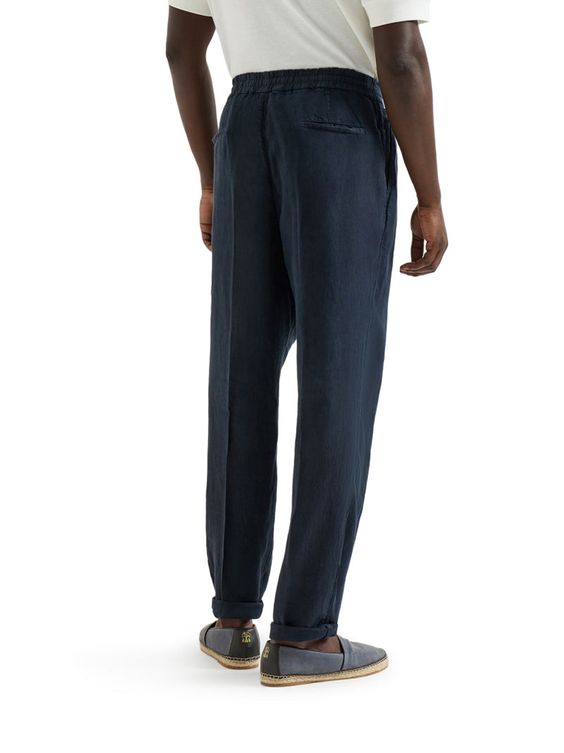 LINEN TROUSERS WITH DRAWSTRING