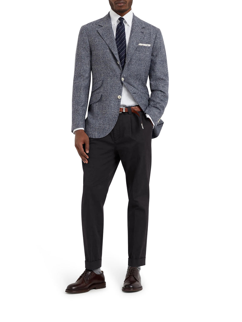 COTTON BLEND CHINO PANTS