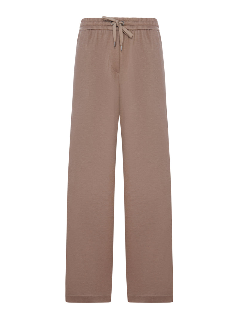 WIDE LEG TROUSERS WITH DRAWSTRING