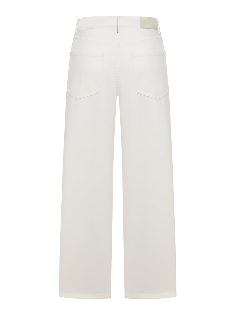 WIDE LEG COTTON TROUSERS