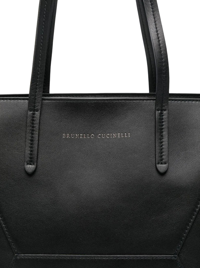 LEATHER SHOPPER BAG