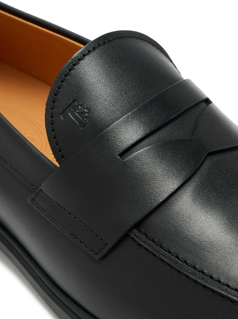 CALFSKIN MOCCASIN WITH MONOGRAM MASKS