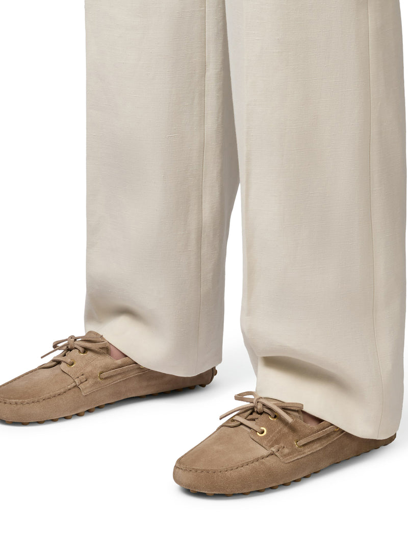 GOMMINO SUEDE BOAT LOAFERS