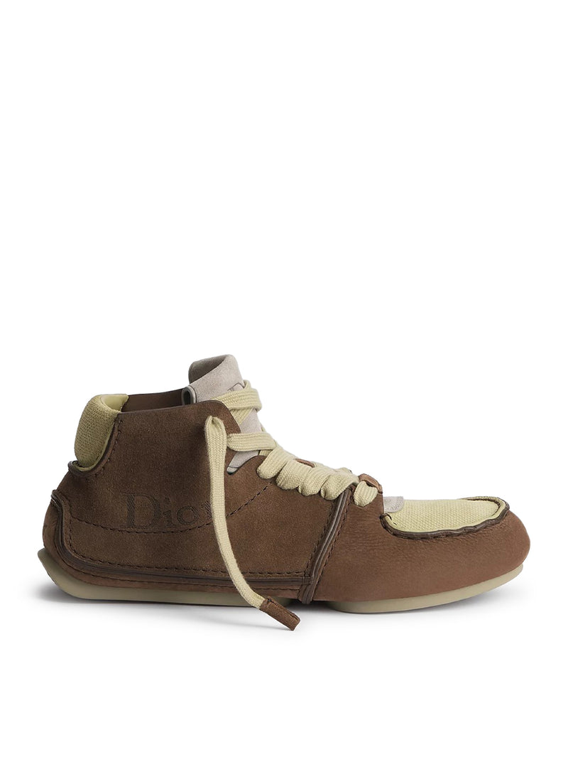 DIOR ROADIE LACE-UP BOOT IN SUEDE