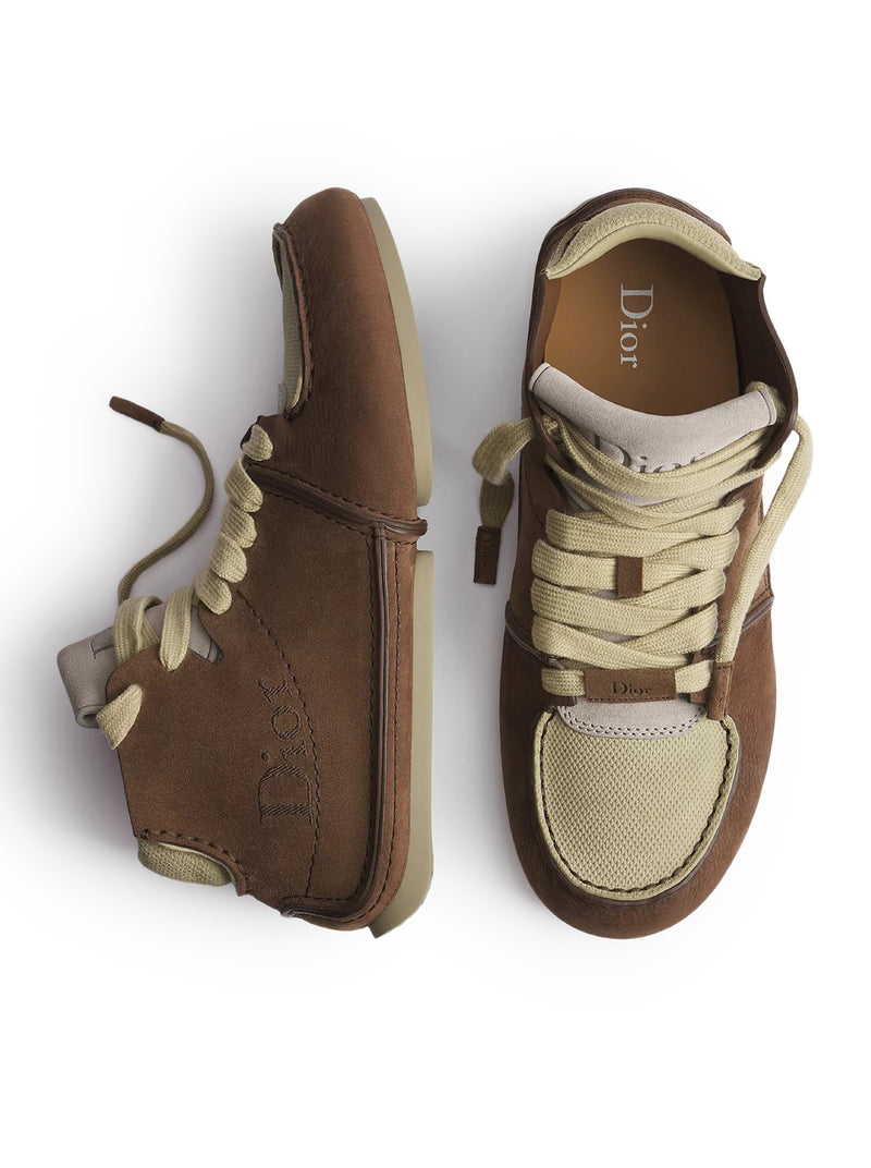 DIOR ROADIE LACE-UP BOOT IN SUEDE