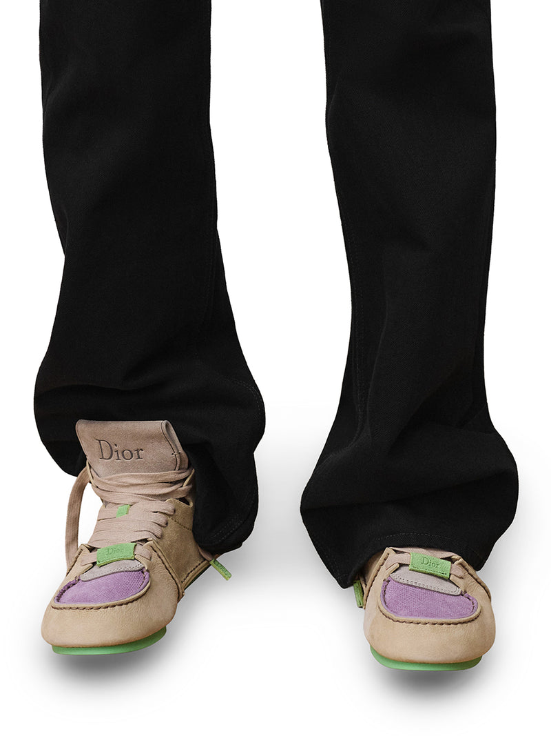 DIOR ROADIE LACE-UP BOOT IN SUEDE