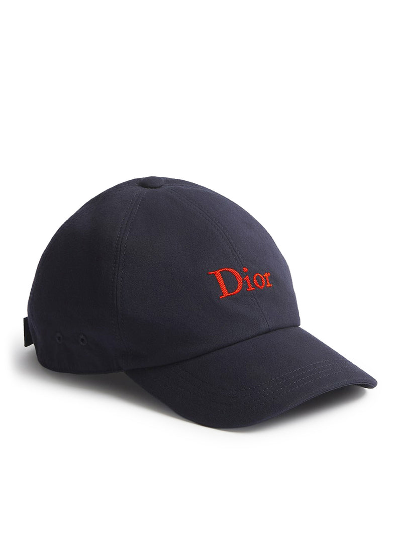 DIOR CAP IN COTTON CANVAS