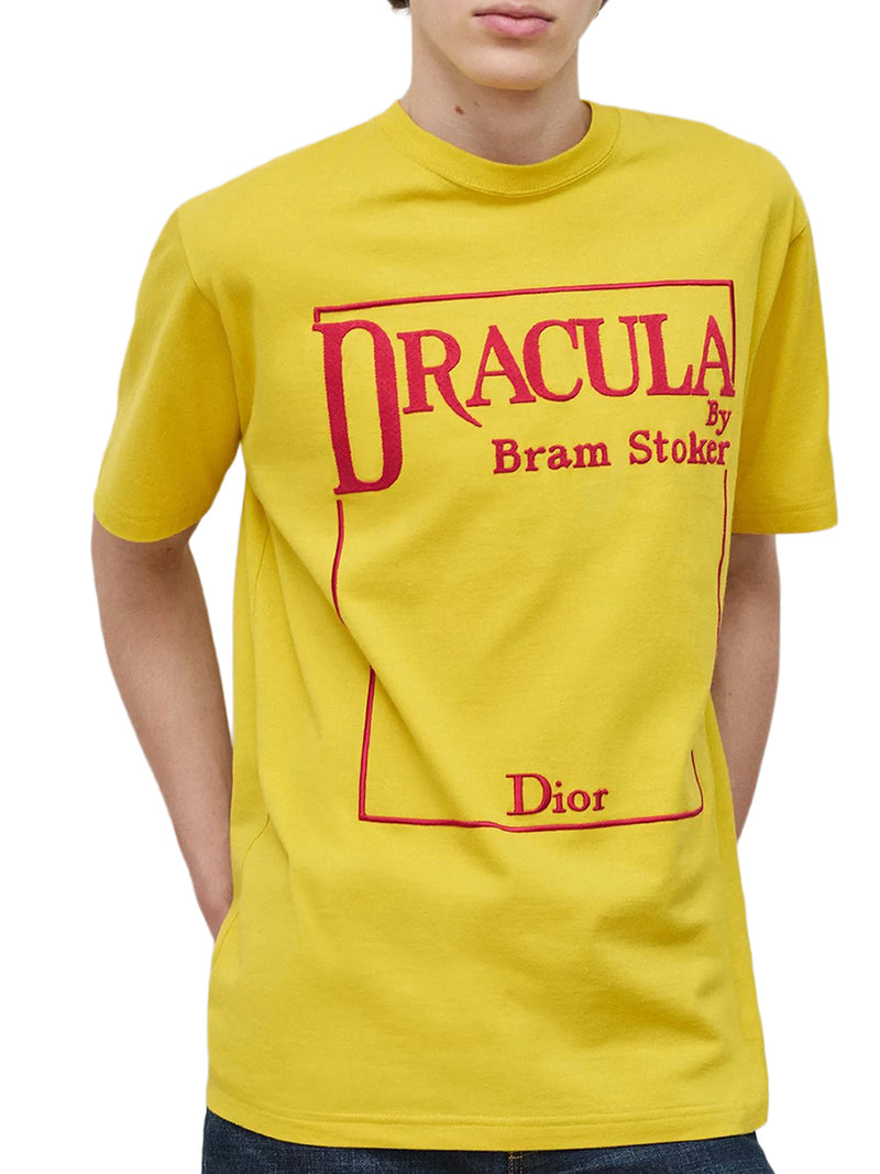 T-SHIRT WITH BOOK COVER EMBROIDERY