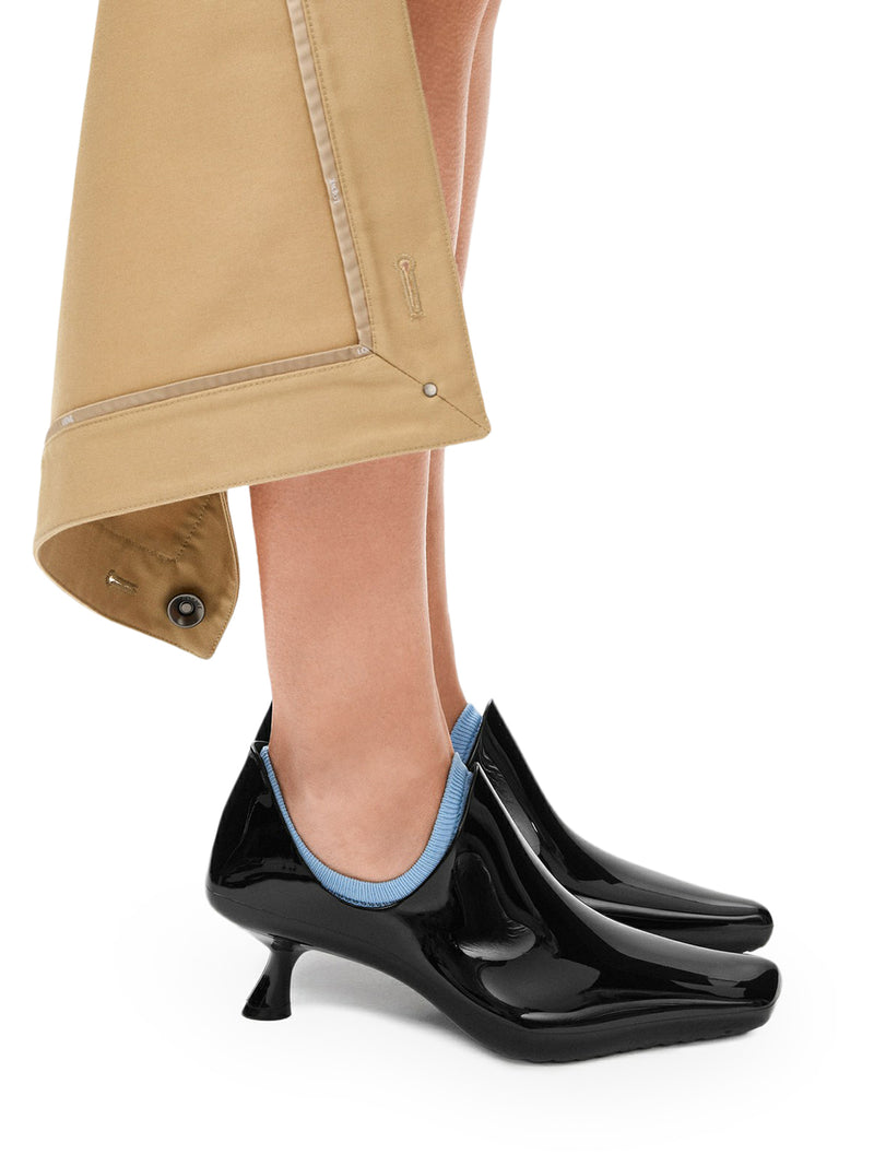 EMILY AQUA PVC ANKLE BOOTS