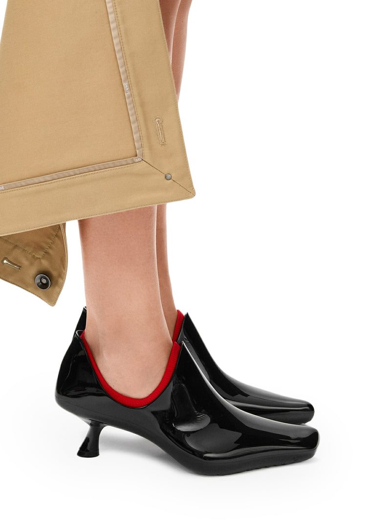 EMILY AQUA PVC ANKLE BOOTS