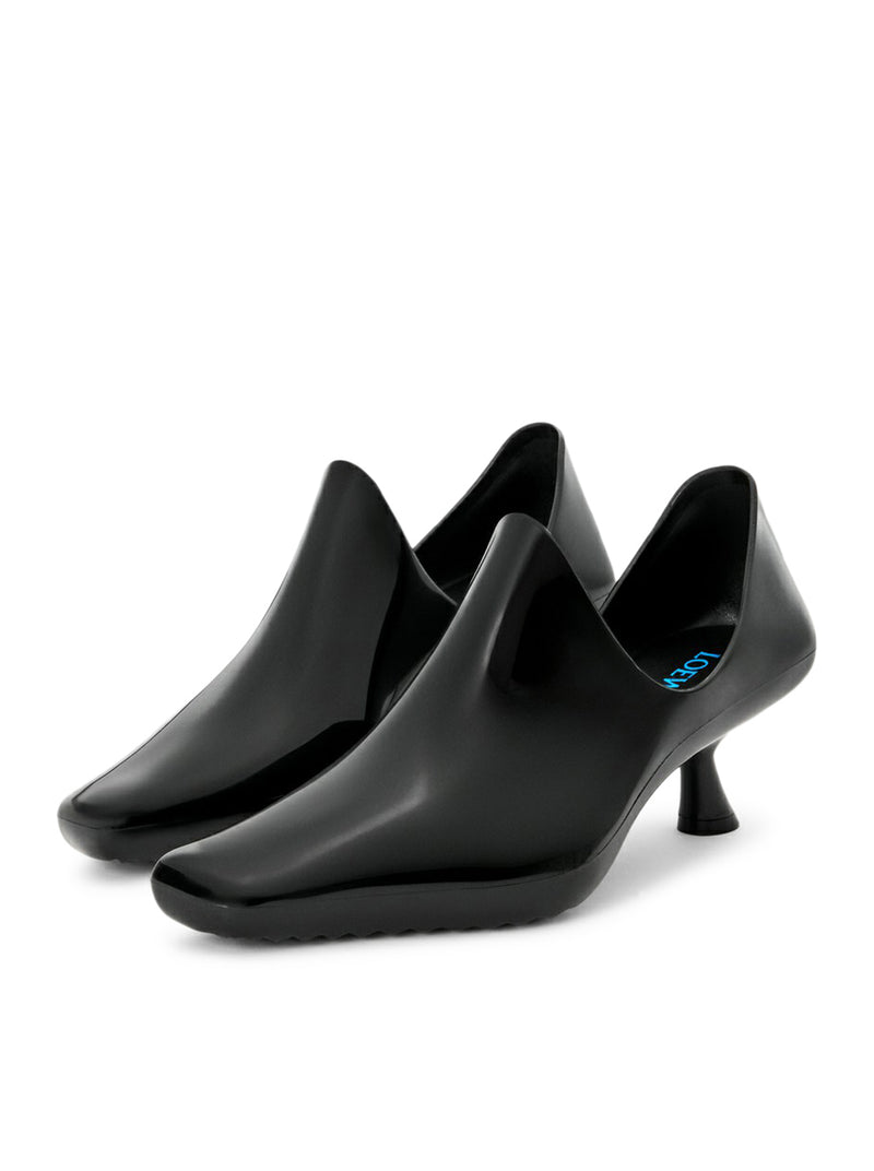 EMILY AQUA PVC ANKLE BOOTS