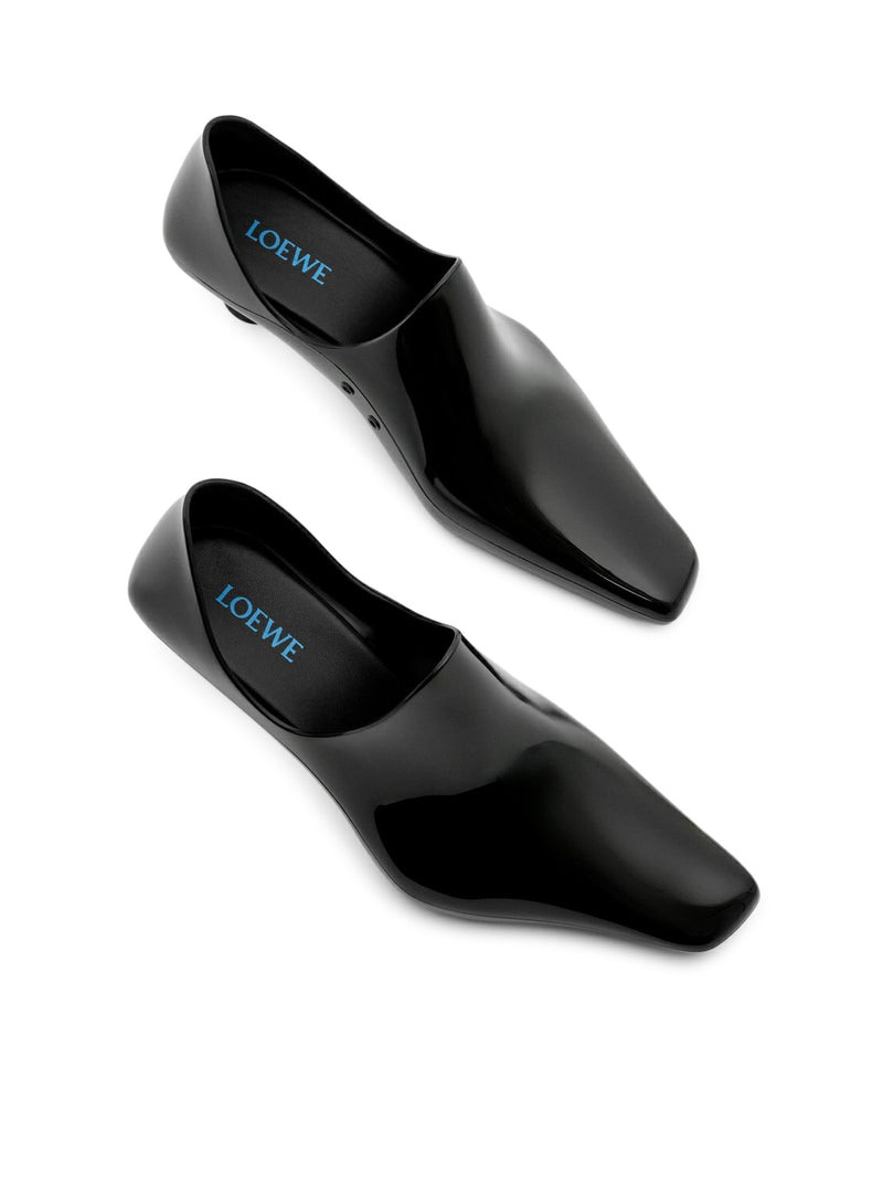 EMILY AQUA PVC ANKLE BOOTS