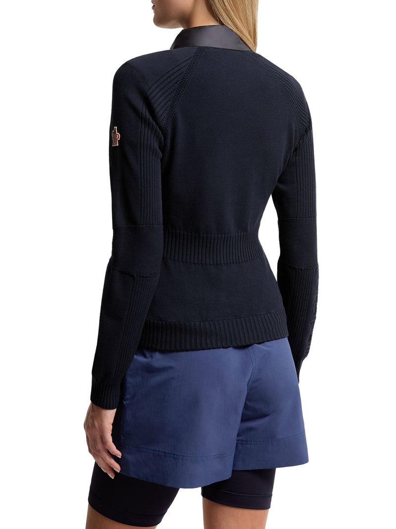 PADDED CARDIGAN WITH ZIP