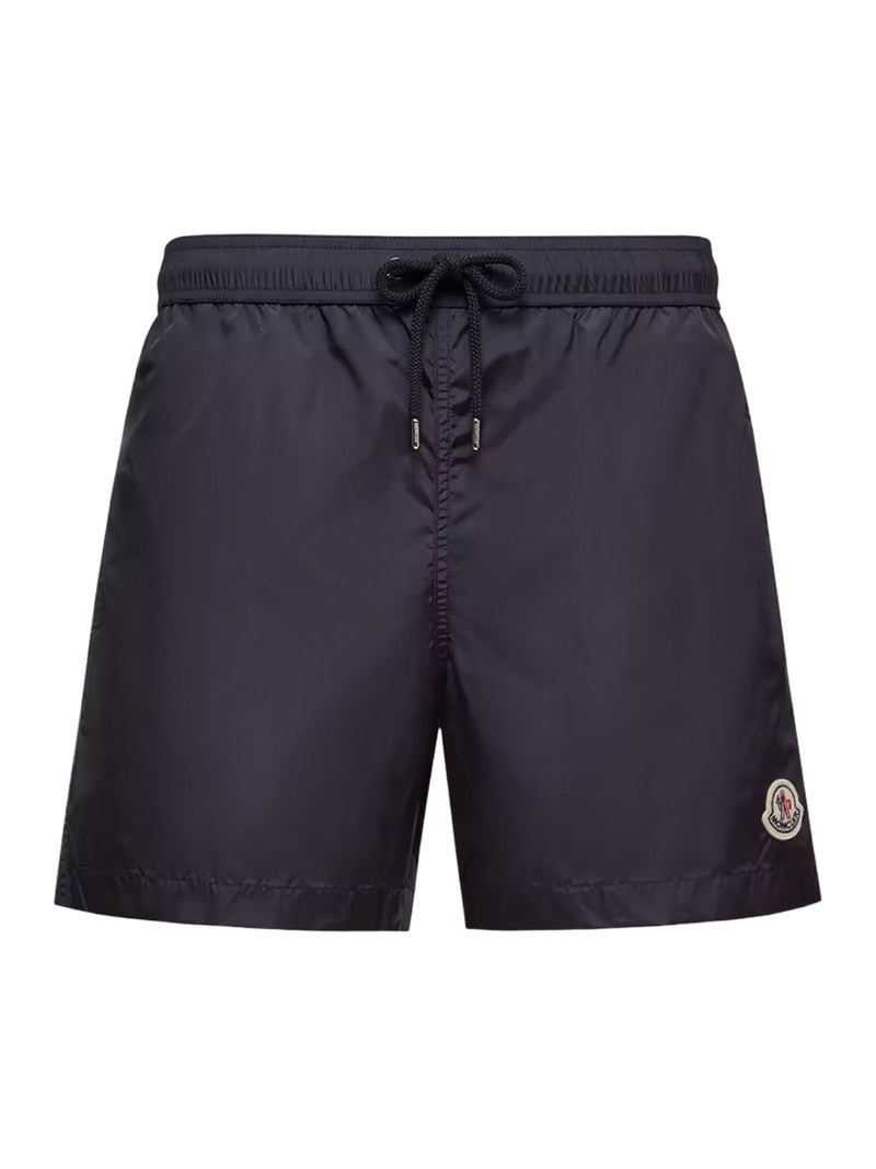 SWIMWEAR WITH LOGO PATCH