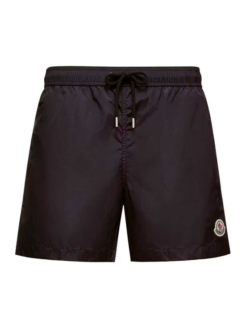 SWIMWEAR WITH LOGO PATCH