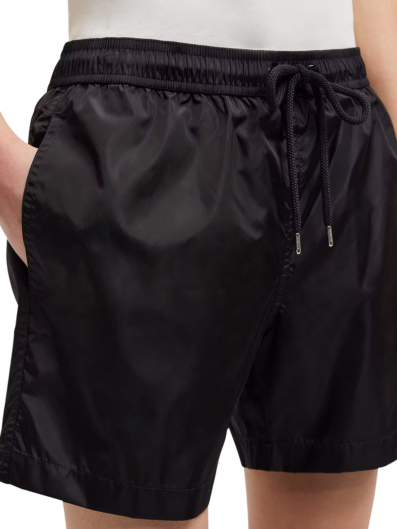 SWIMWEAR WITH LOGO PATCH