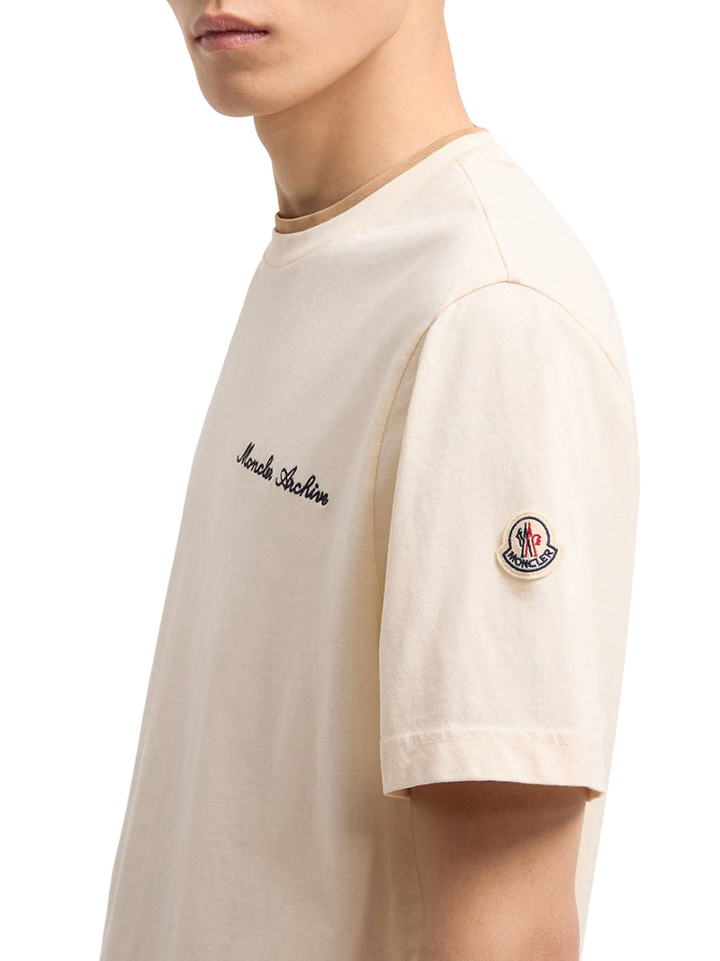 COTTON T-SHIRT WITH EMBROIDERED LOGO