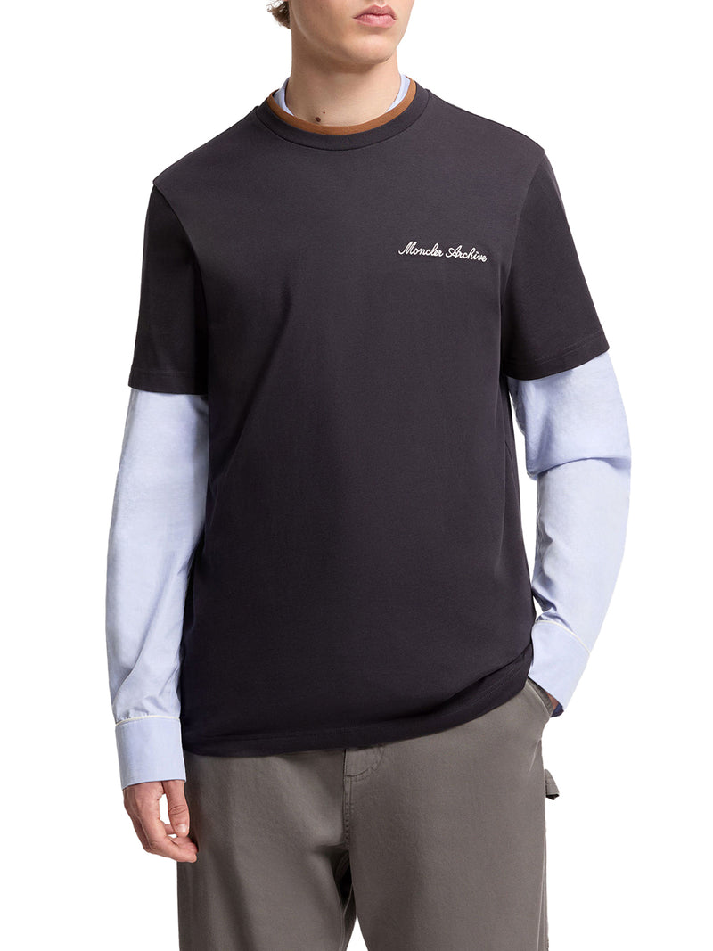 COTTON T-SHIRT WITH EMBROIDERED LOGO