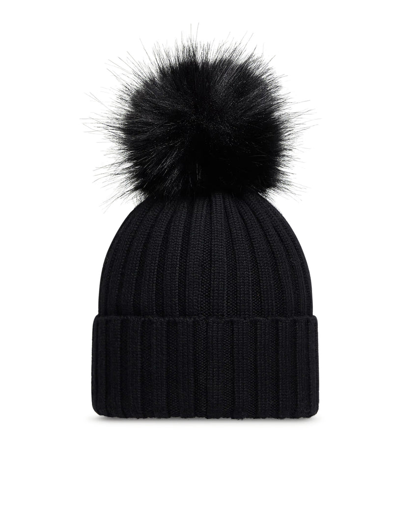 WOOL HAT WITH POMPOM