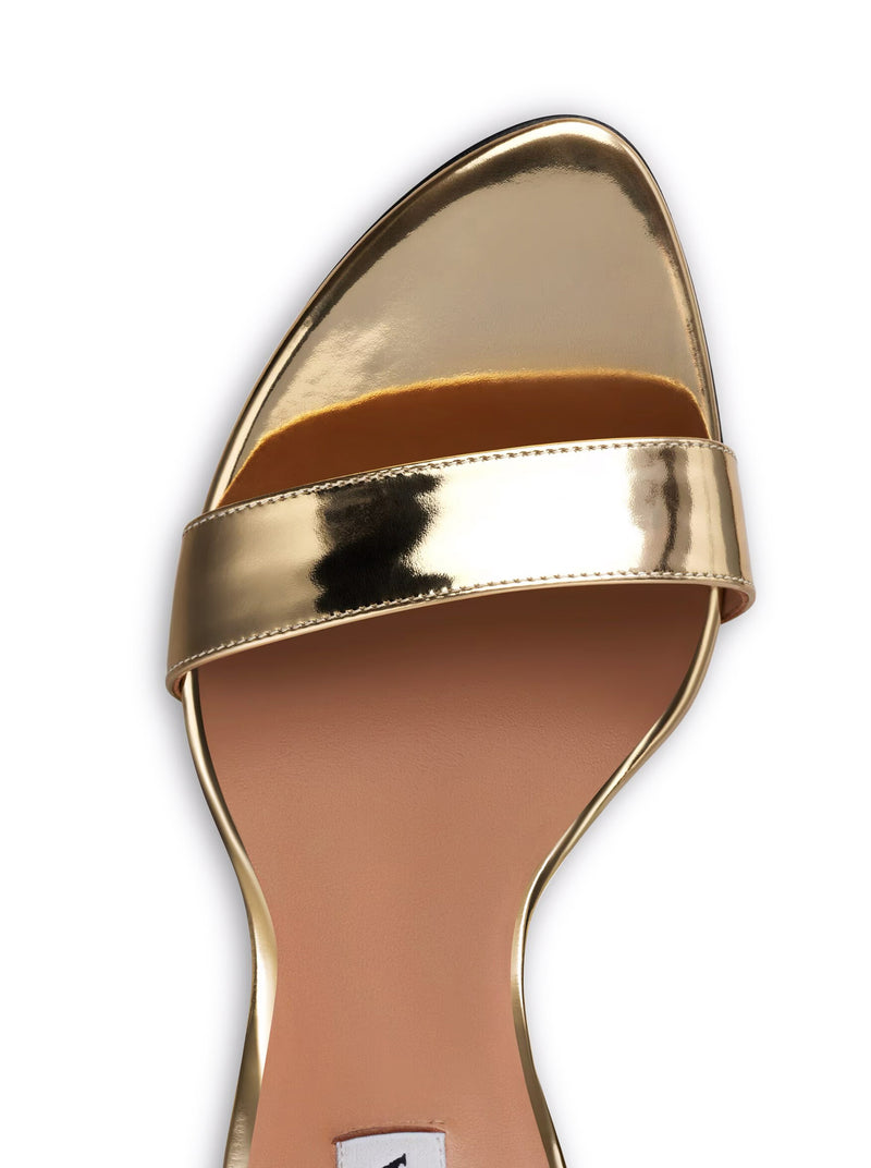 MIRROR-EFFECT SANDALS