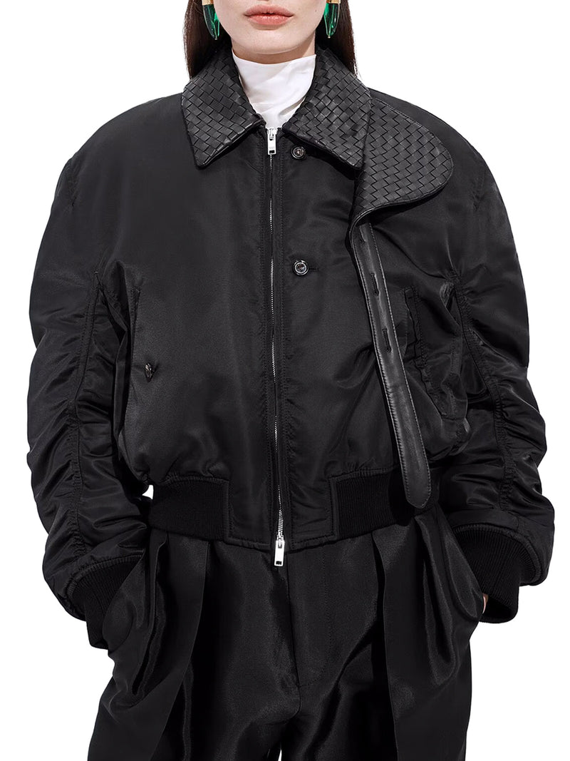 PADDED NYLON BOMBER