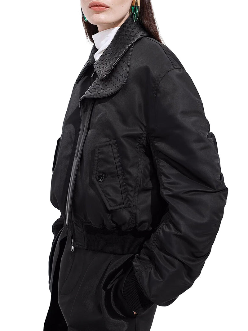PADDED NYLON BOMBER