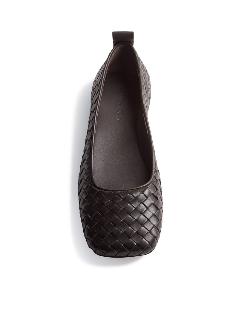 CHARLOTTE LEATHER BALLET FLATS