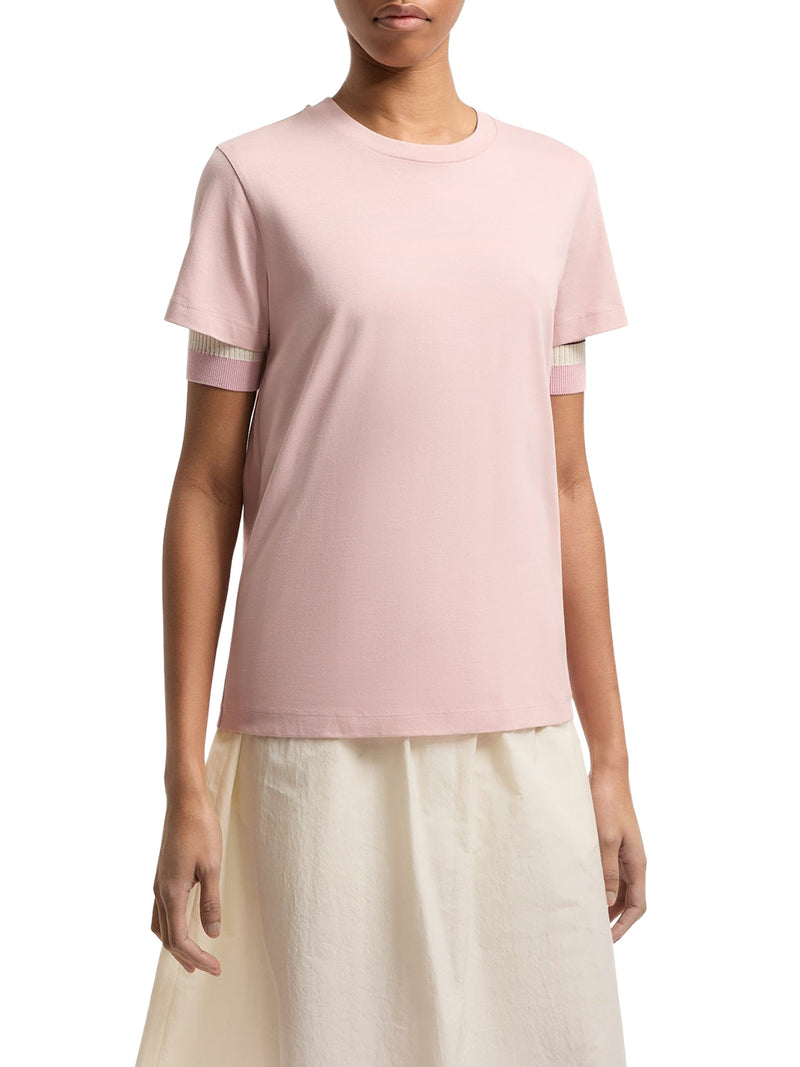 COTTON T-SHIRT WITH EMBROIDERED LOGO