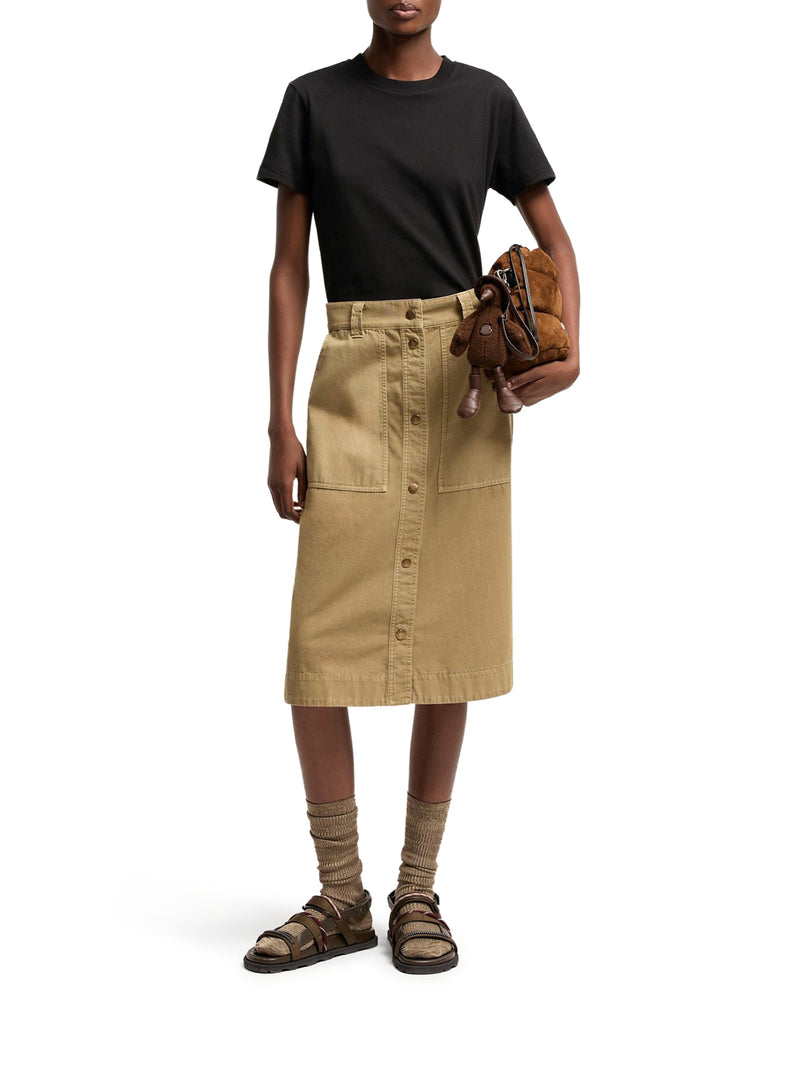 COTTON T-SHIRT WITH EMBROIDERED LOGO