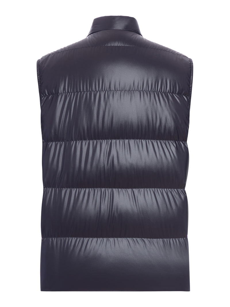 RESTIGO QUILTED VEST WITH LOGO PATCH