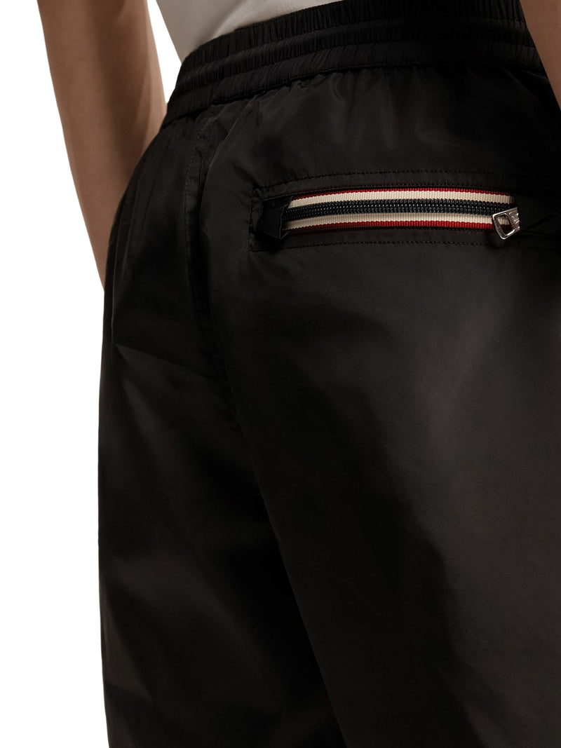 SWIM SHORTS WITH LOGO PATCH