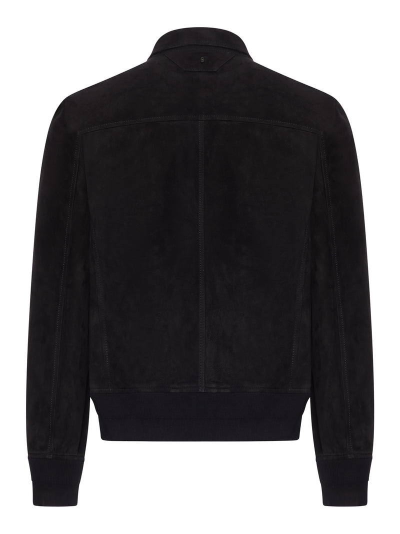 SUEDE BOMBER JACKET