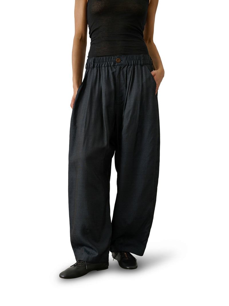 VERNON STRETCH SILK TROUSERS