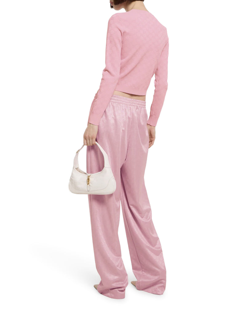 CARDIGAN IN FINE GG JACQUARD FABRIC