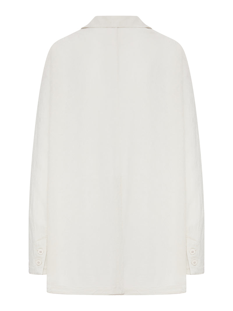 OVERSIZED SINGLE-BREASTED VISCOSE JACKET