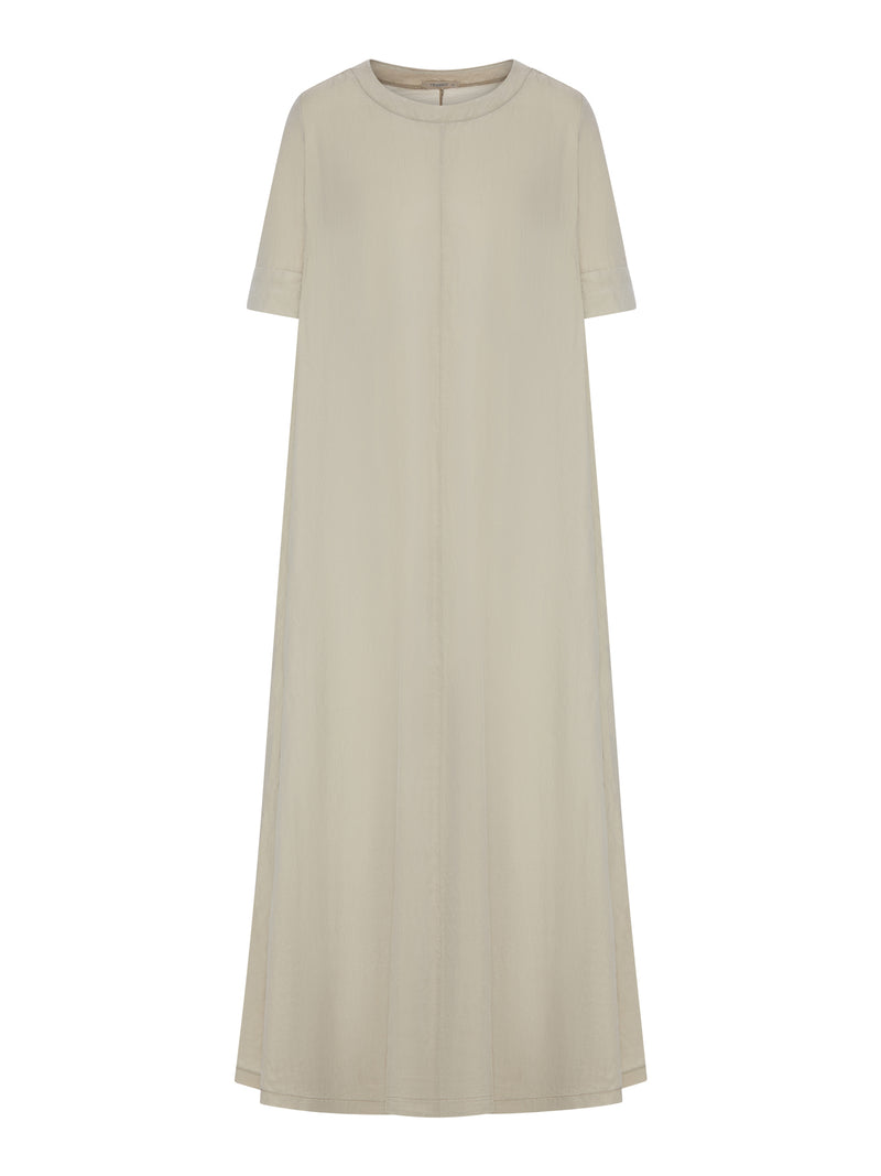 MINIMAL LONG LINEN DRESS