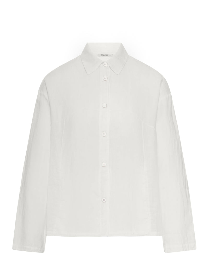 LINEN SHIRT WITH CLASSIC COLLAR