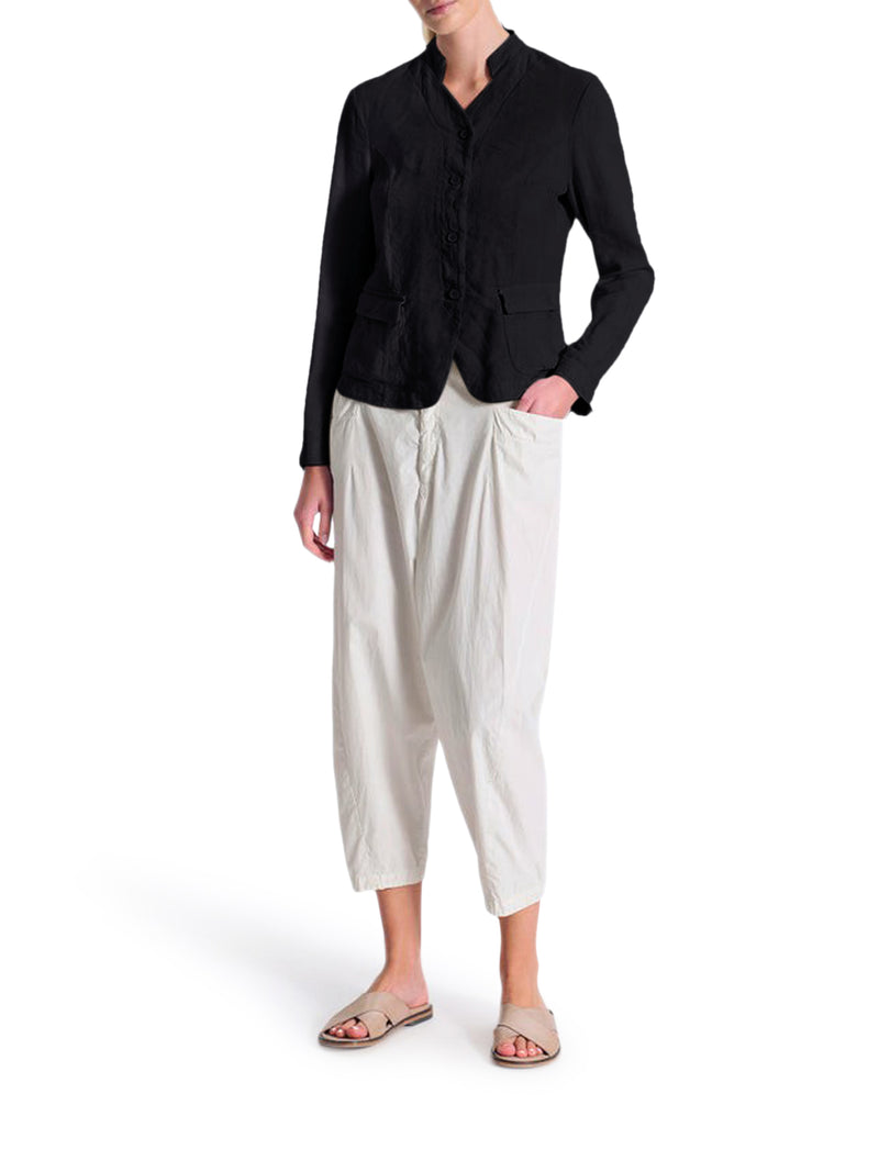 STRETCH LINEN BLEND JACKET