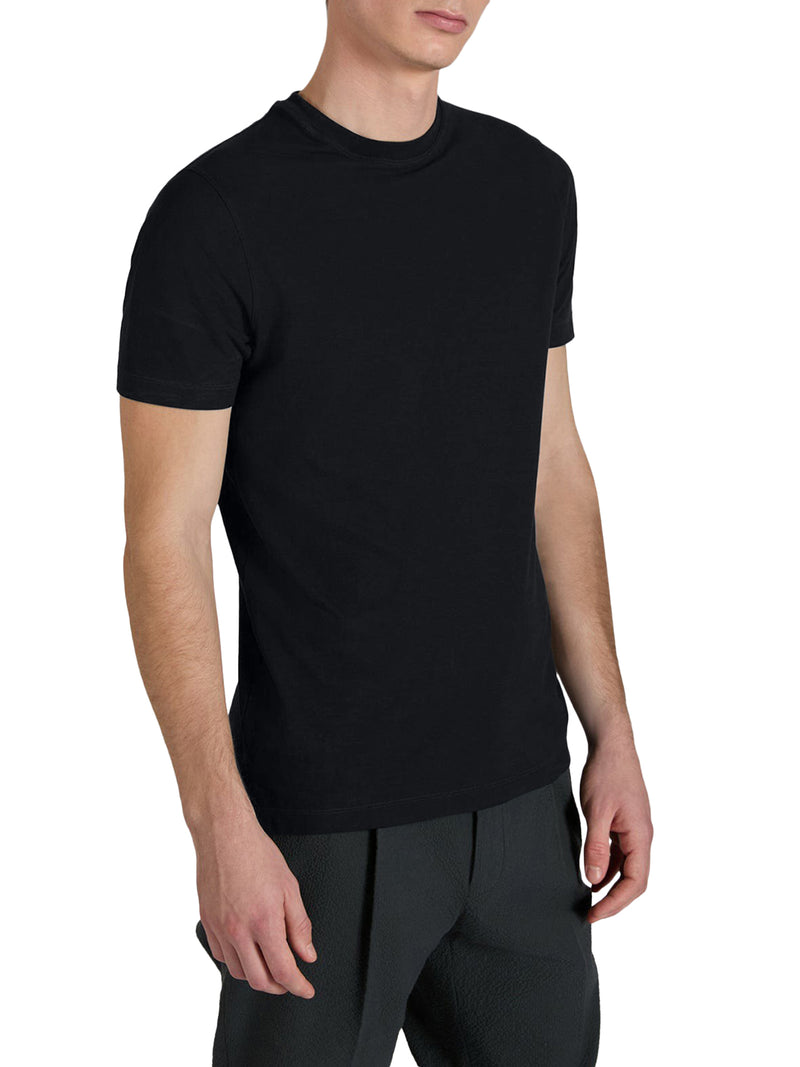 SLIM FIT CREW NECK T-SHIRT IN ICECOTTON