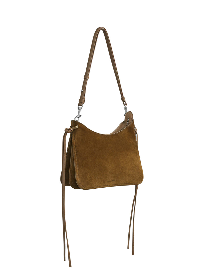 SMALL GIG BAG IN TOFFEE SUEDE