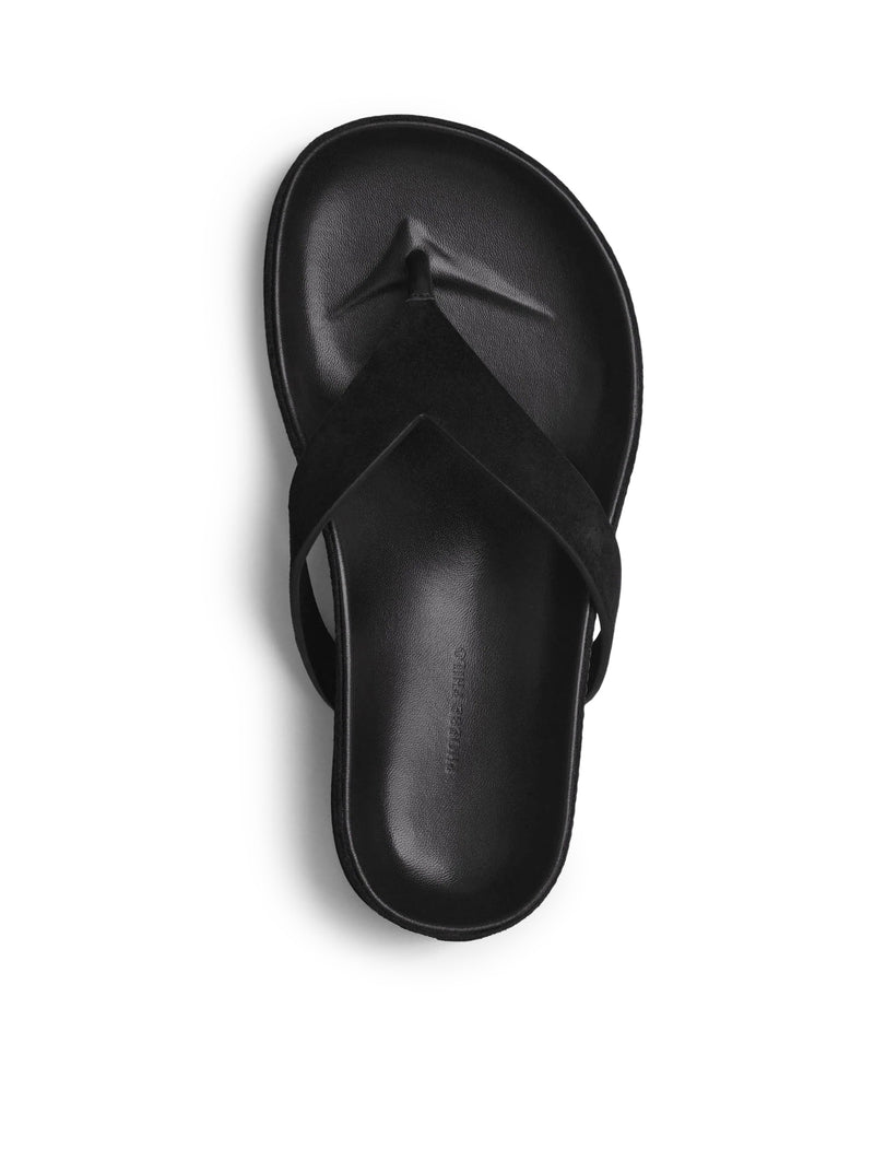 ROUND LEATHER FLIP FLOP