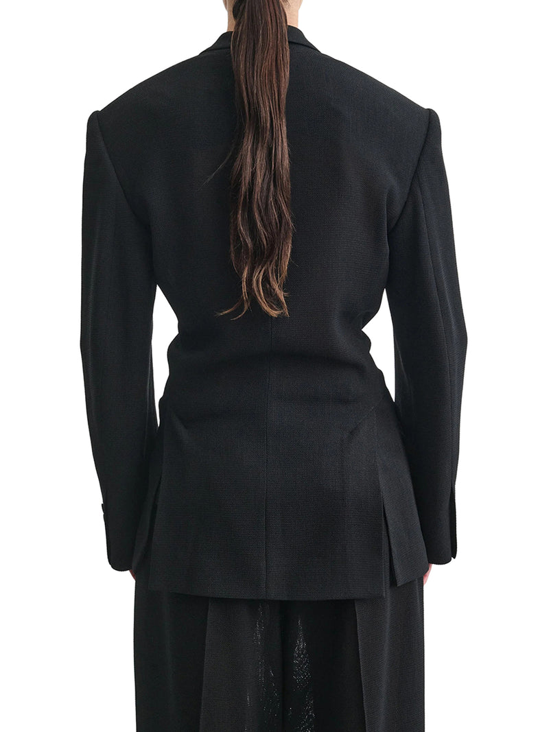 LIGHTWEIGHT SINGLE-BREASTED TAILORED JACKET