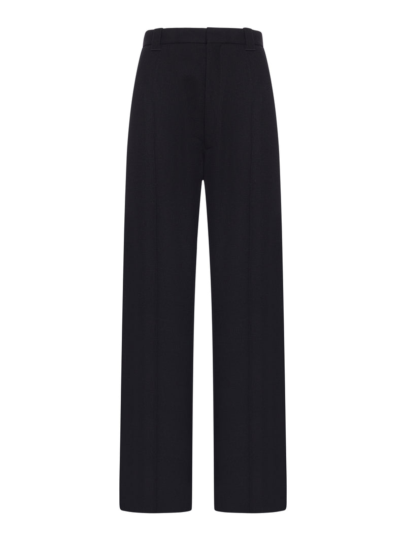 STRAIGHT-LEG TAILORED TROUSERS