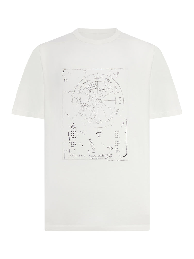 BRAD T CREW NECK COTTON T-SHIRT WITH PRINT