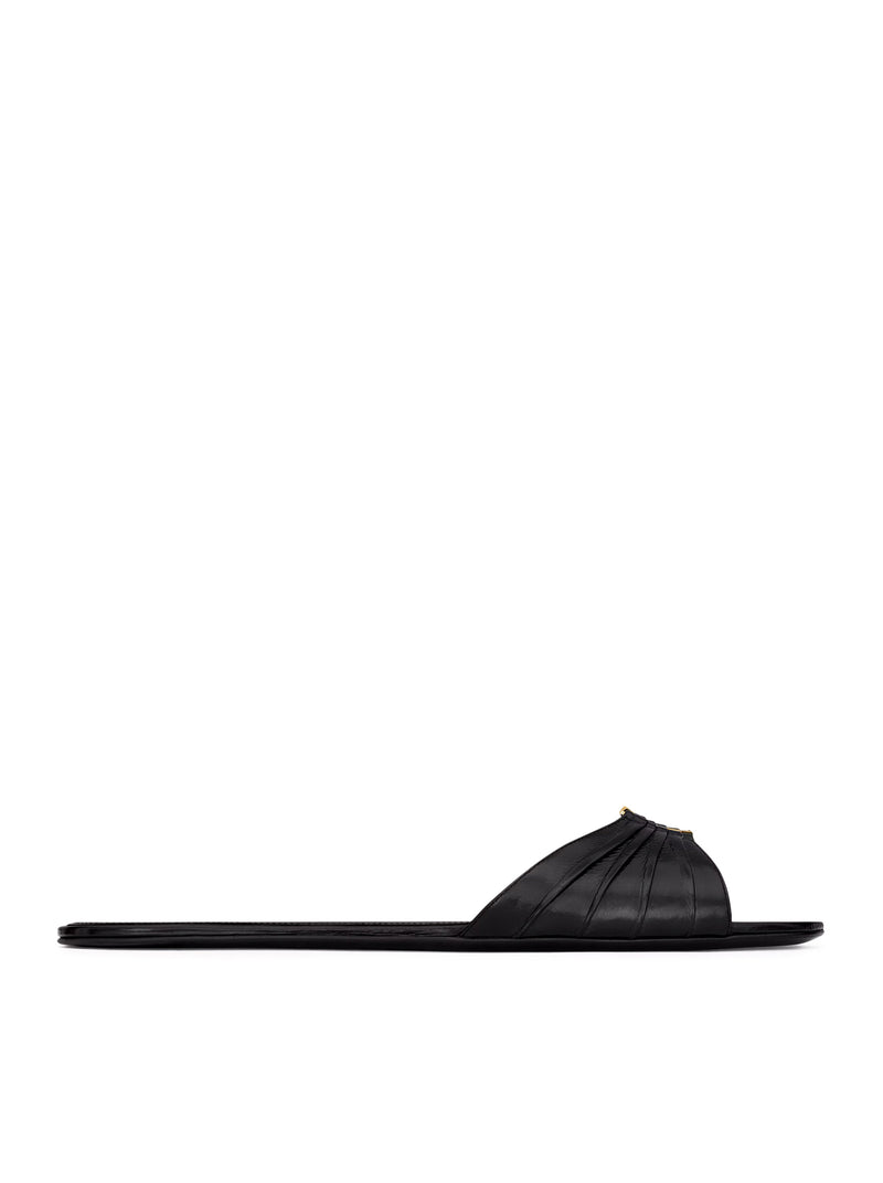 BABYLONE SLIDES IN SMOOTH LEATHER
