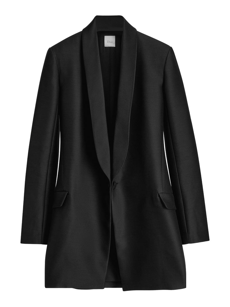 WOOL AND SILK BLEND JACKET