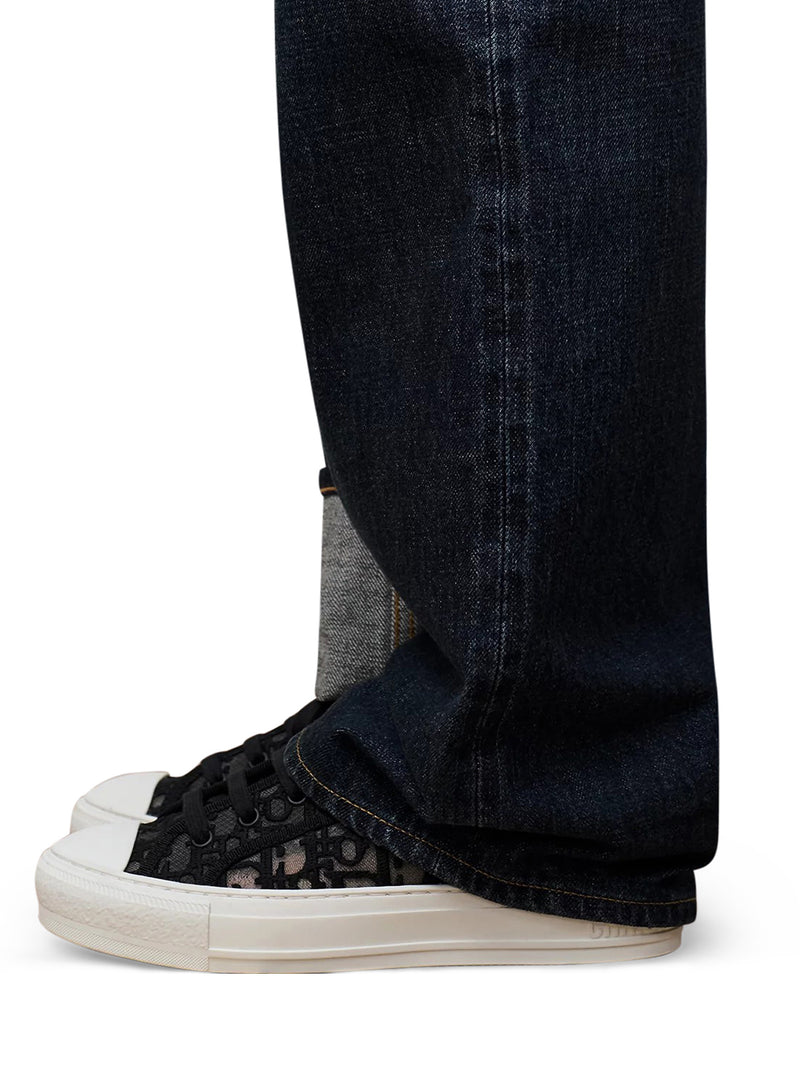 WALK`N`DIOR MESH SNEAKER WITH OBLIQUE EMBROIDERY