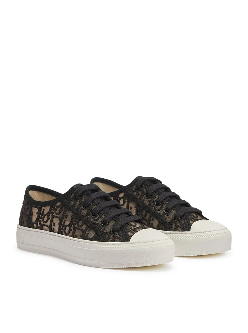 WALK`N`DIOR MESH SNEAKER WITH OBLIQUE EMBROIDERY